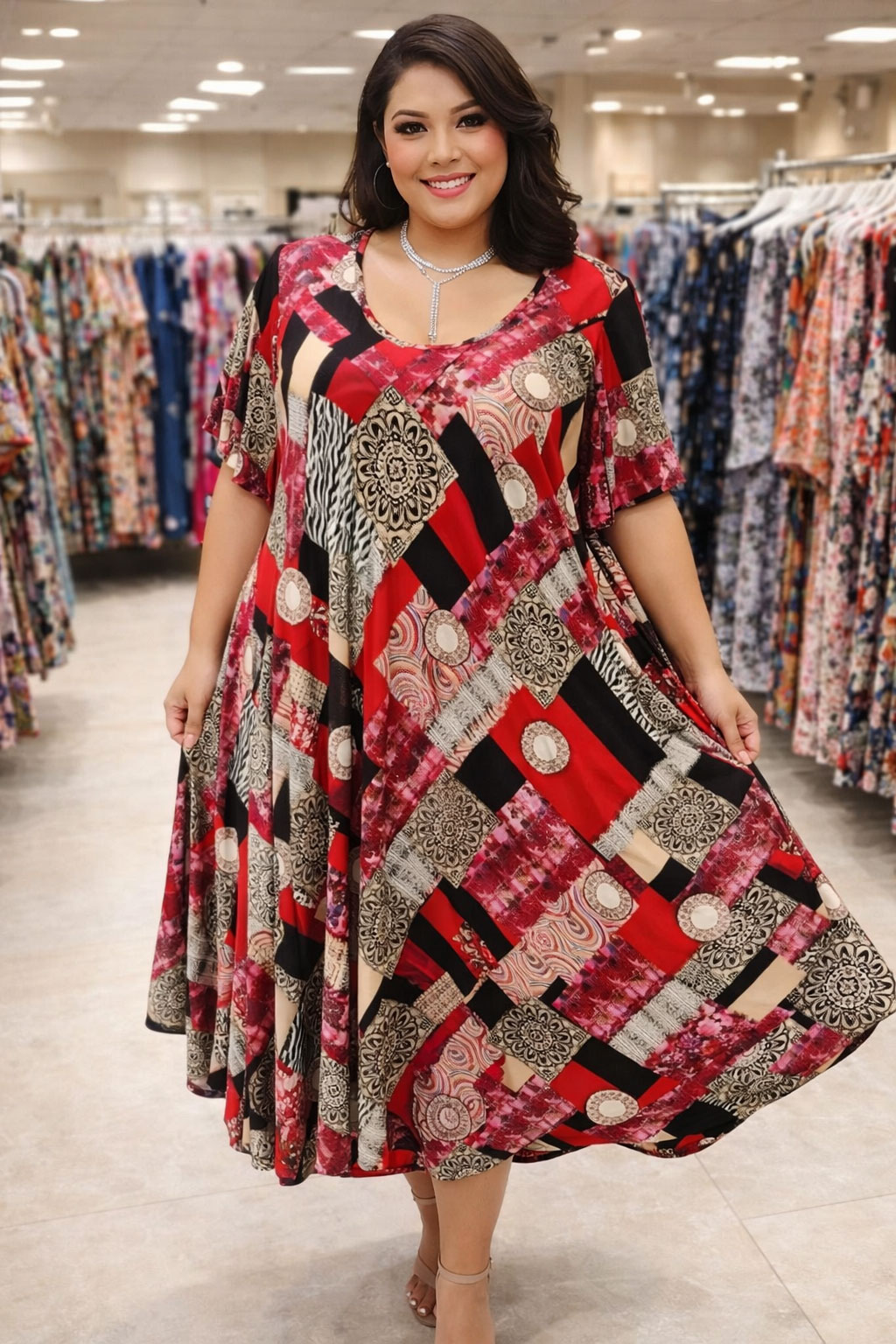 cod 0008 - Rochie Maxi din Vascoza cod 0008