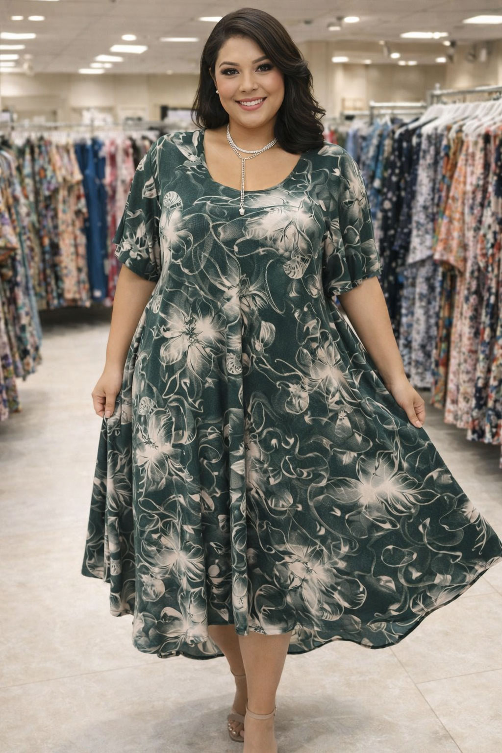 cod 0015 - Rochie Maxi din Vascoza cod 0015