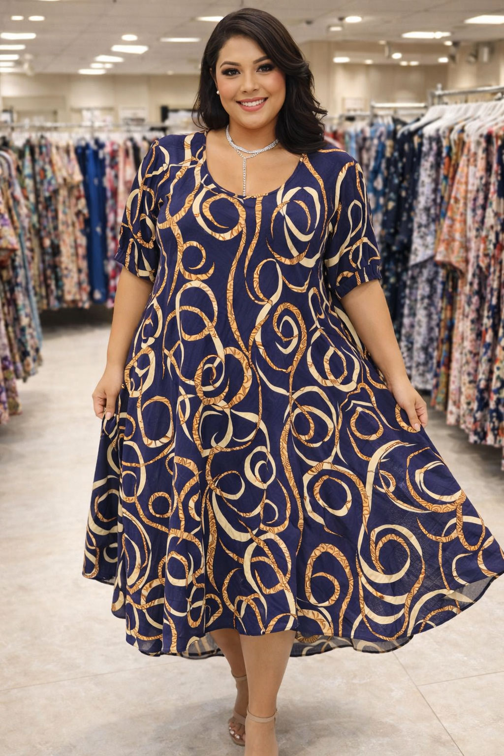 Rochie Maxi din Vascoza cod 0072 1 - Rochie Maxi din Vascoza cod 0072 Rochie Maxi din Vascoza cod 0072