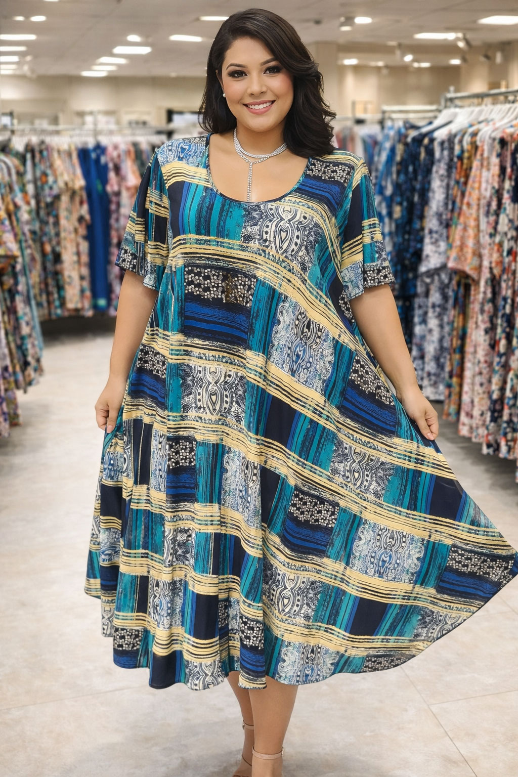 Rochie Maxi din Vascoza cod 0052 1 - Rochie Maxi din Vascoza cod 0052 Rochie Maxi din Vascoza cod 0052